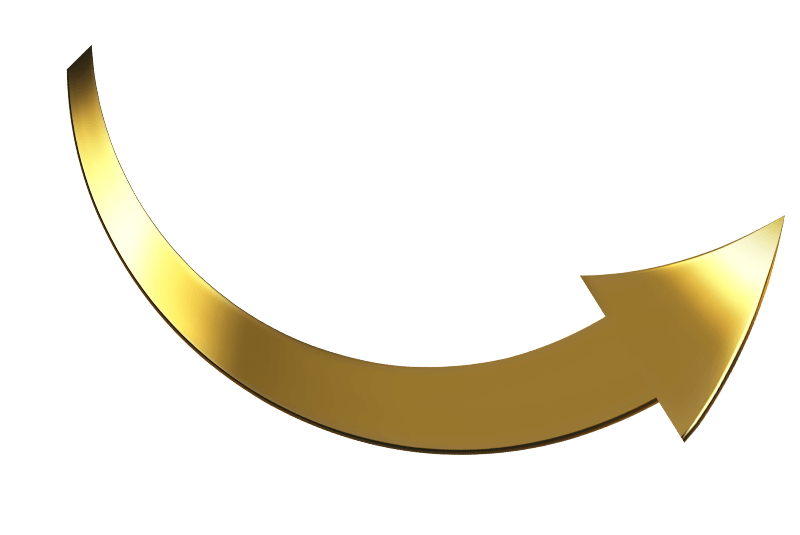 gold shiny arrow